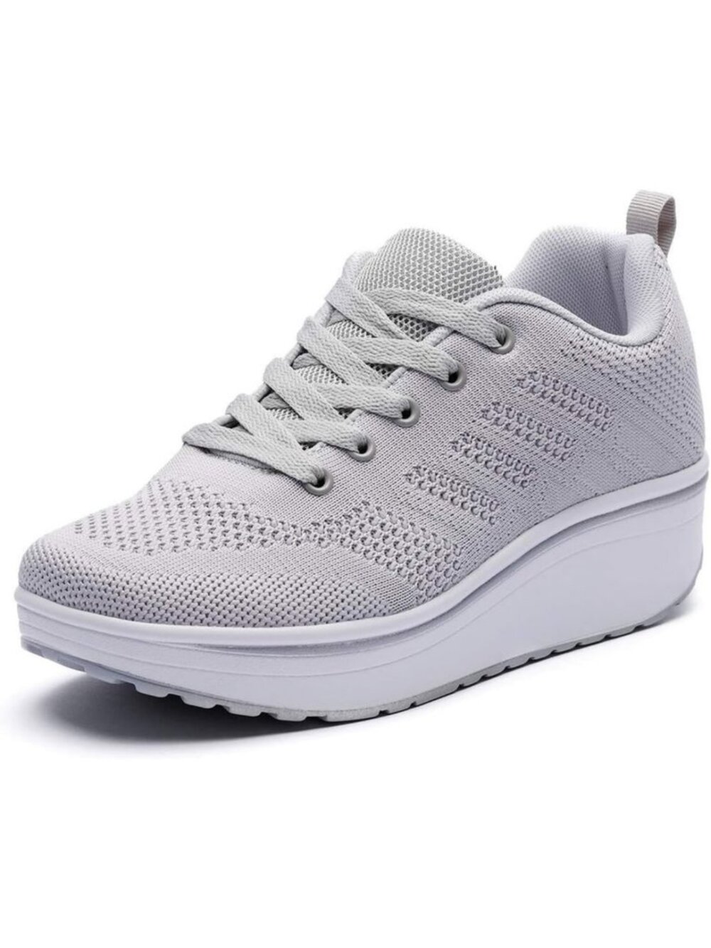 Lightweight Breathable Mesh Slip-On Sneakers | Comfortable Wedge Platform Shoes